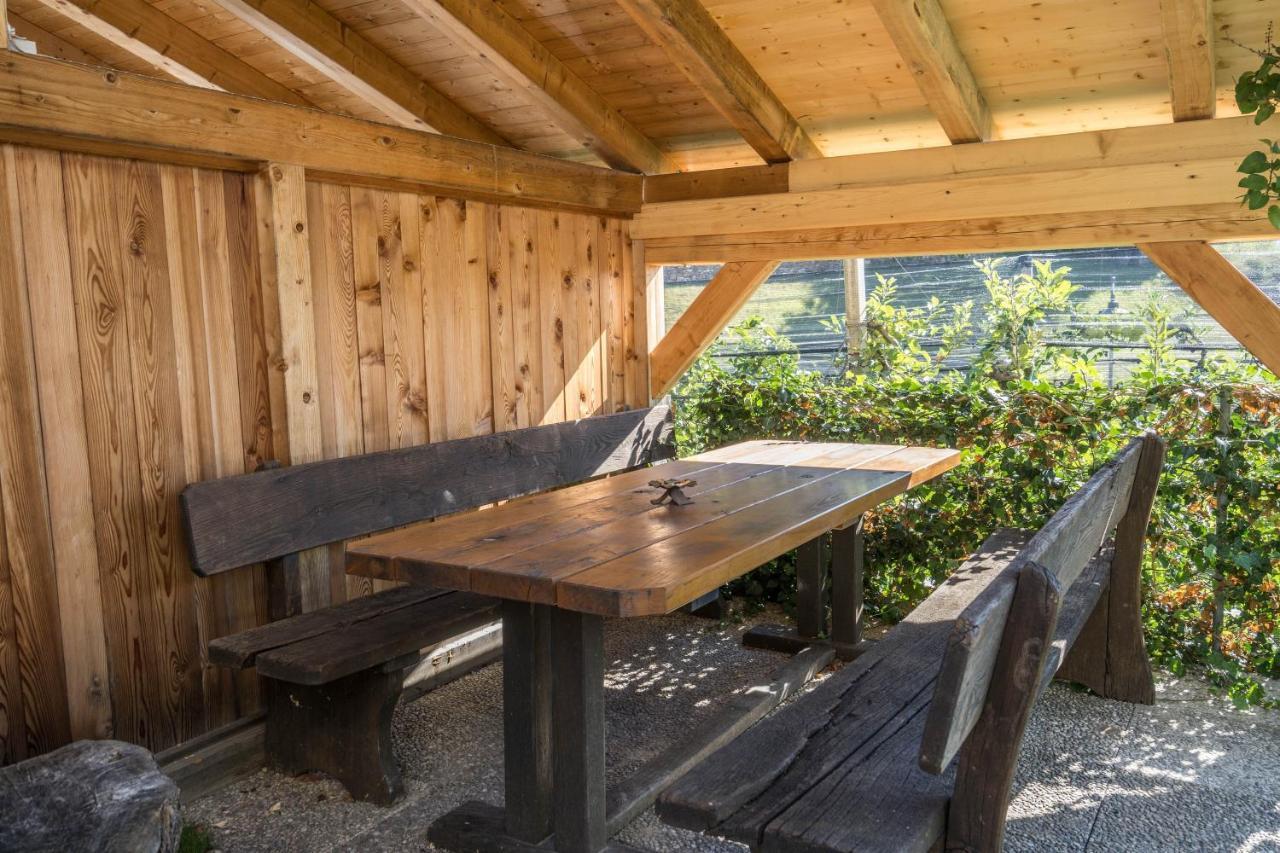 Ferienwohnung Bergblick-Schlosshof Vollan Buitenkant foto